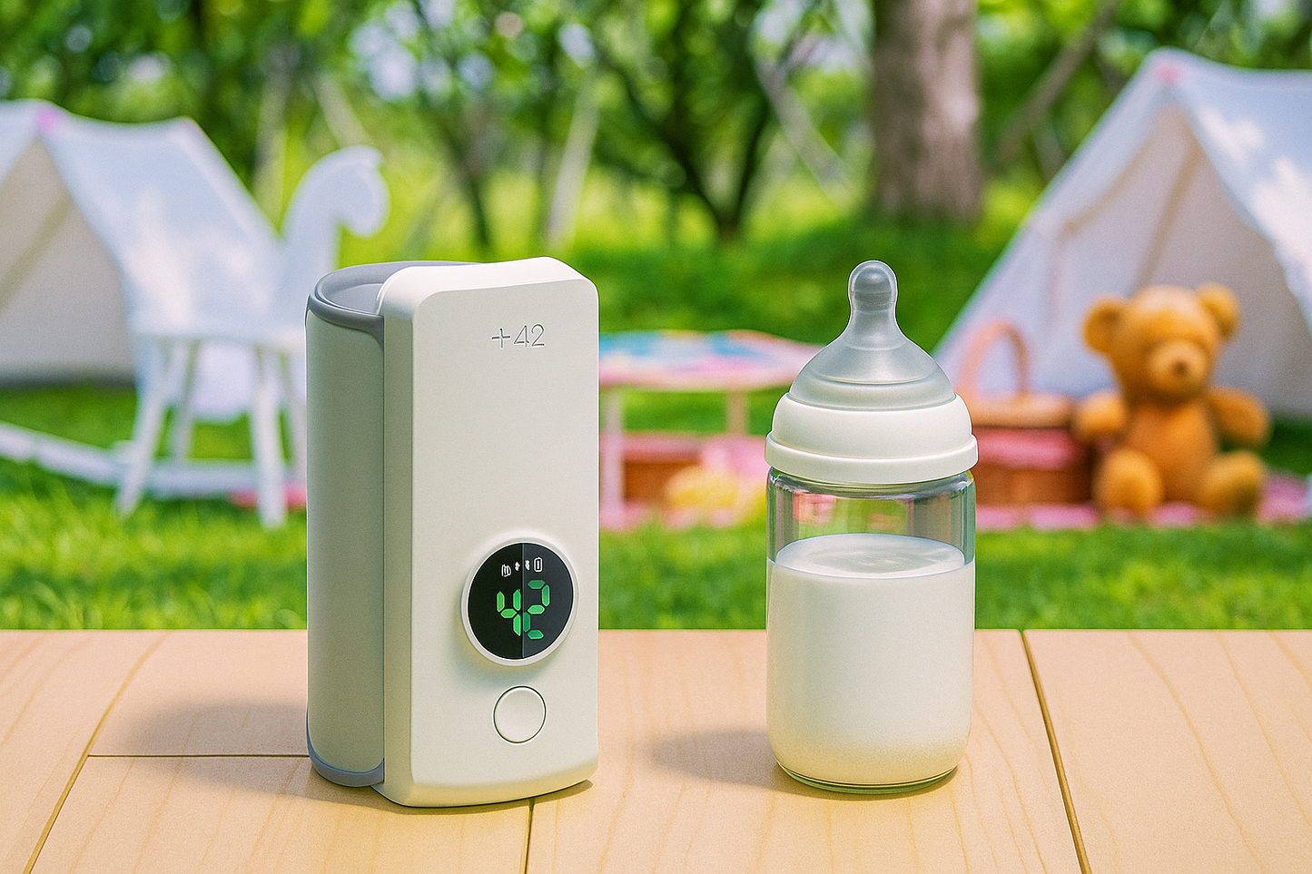 🍼 Taşınabilir USB Şarjlı Bebek Süt Isıtıcı Termos